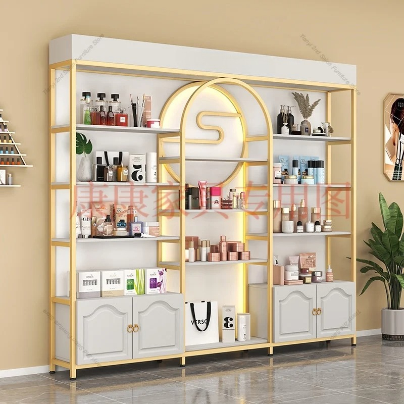 Luxury Skincare Display - خزانة عرض مستحضرات التجميل الفاخرة الحديثة