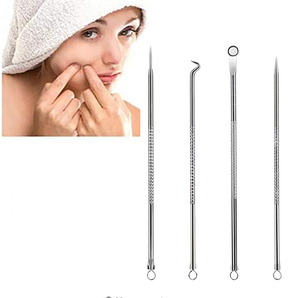 Luxury Skincare Acne - مجموعة أدوات إزالة البثور ورؤوس الزيوت،