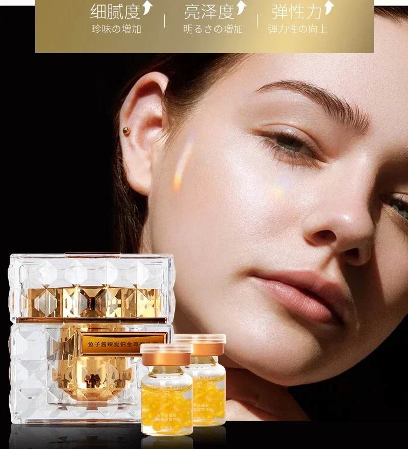Luxury Skincare Anti Aging - البلاتين نادر فاخر الكافيار مجموعة العناية