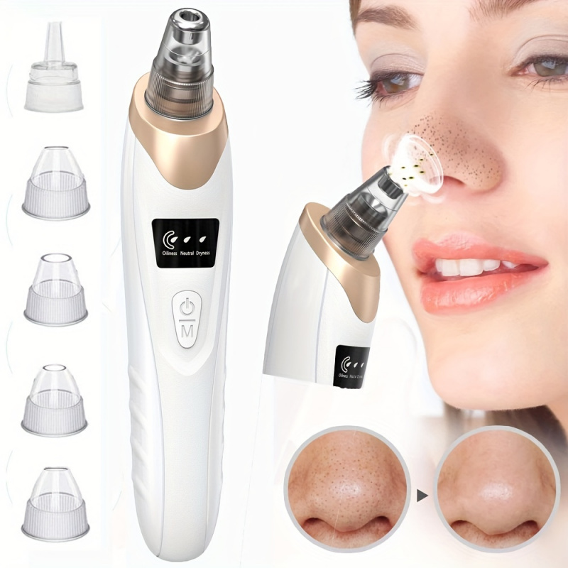 Luxury Skincare Acne - مكنسة كهربائية لإزالة الرؤوس السوداء -