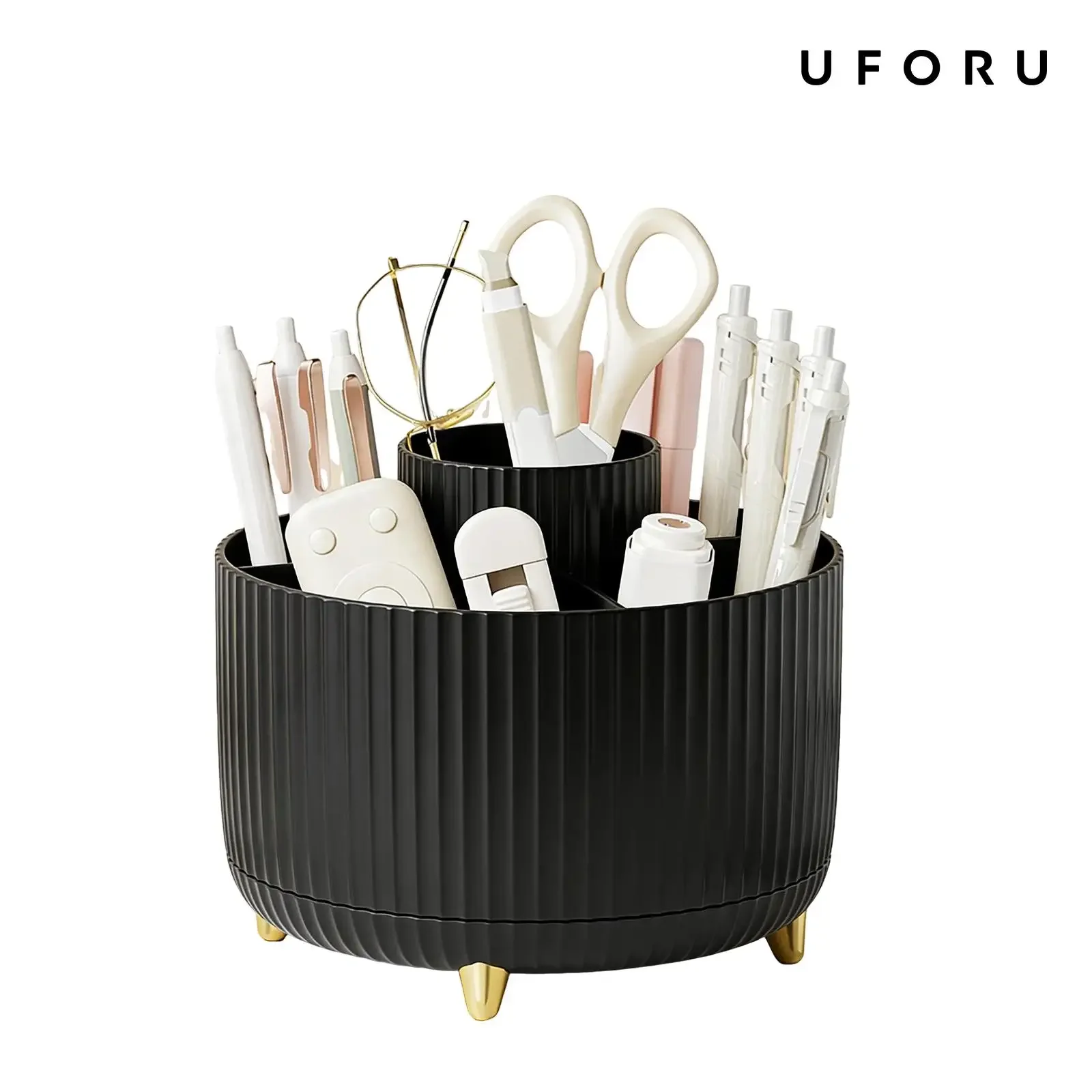 Luxury Skincare Organizer - منظم مكياج دوّار 360 درجة، صندوق