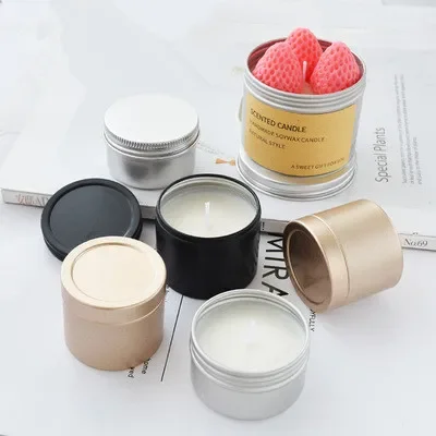 Luxury Skincare Samples - أوعية شموع فاخرة مع غطاء، علب