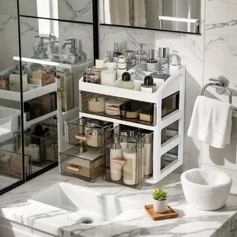 Luxury Skincare Organizer - صندوق تخزين مستحضرات التجميل حقيبة مستحضرات