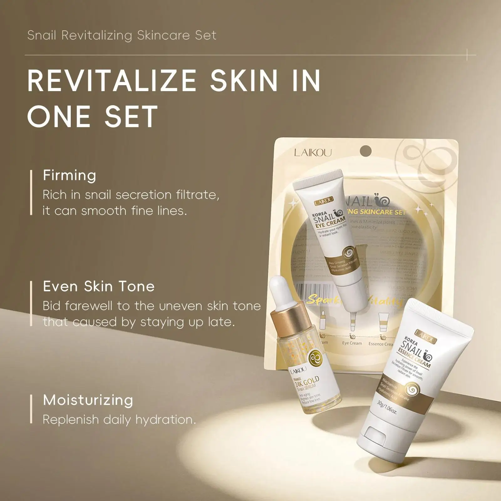 24K الذهب الحلزون إصلاح مصل كر - مراجعة Luxury Skincare Sets وسعره