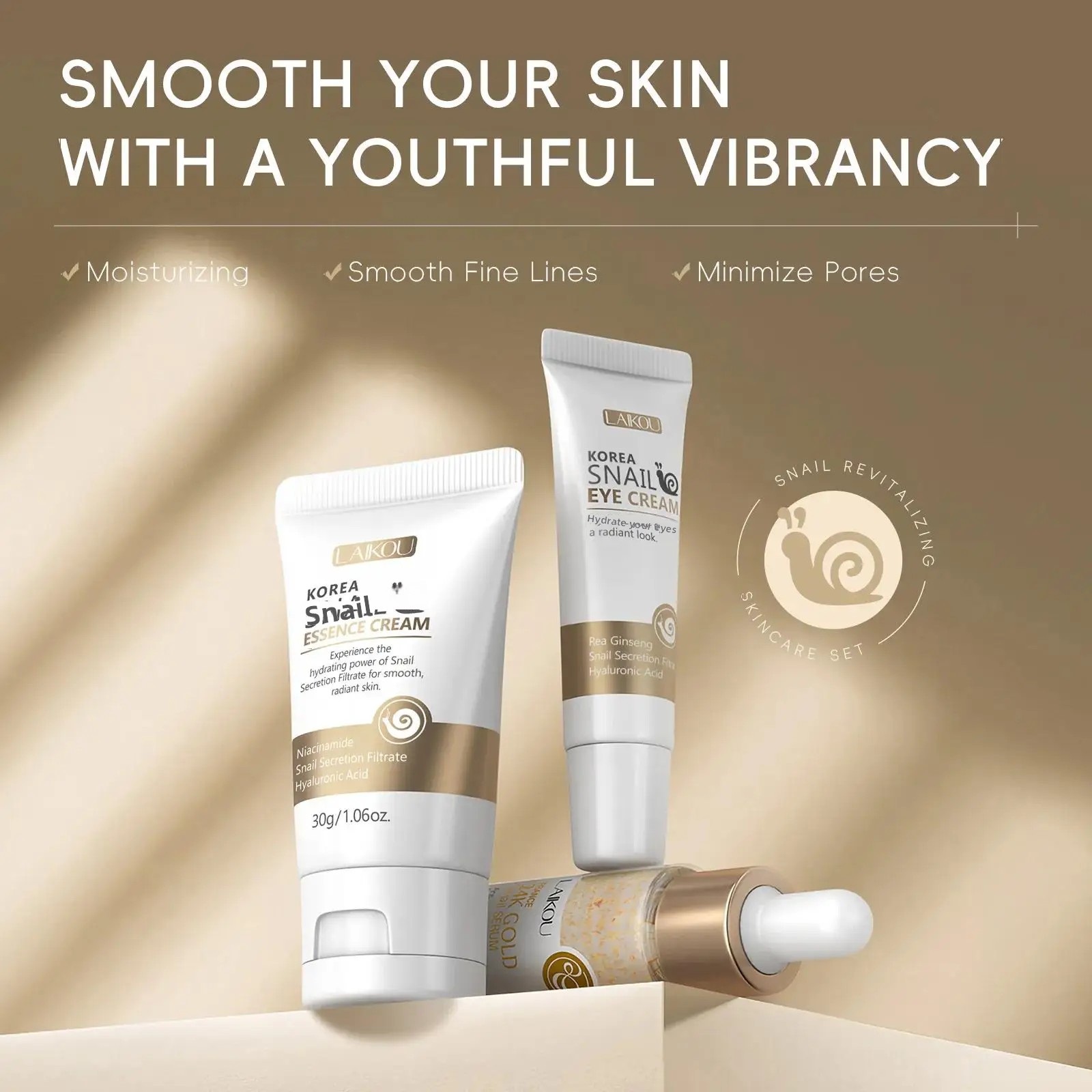 24K الذهب الحلزون إصلاح مصل كر - مراجعة Luxury Skincare Sets وسعره