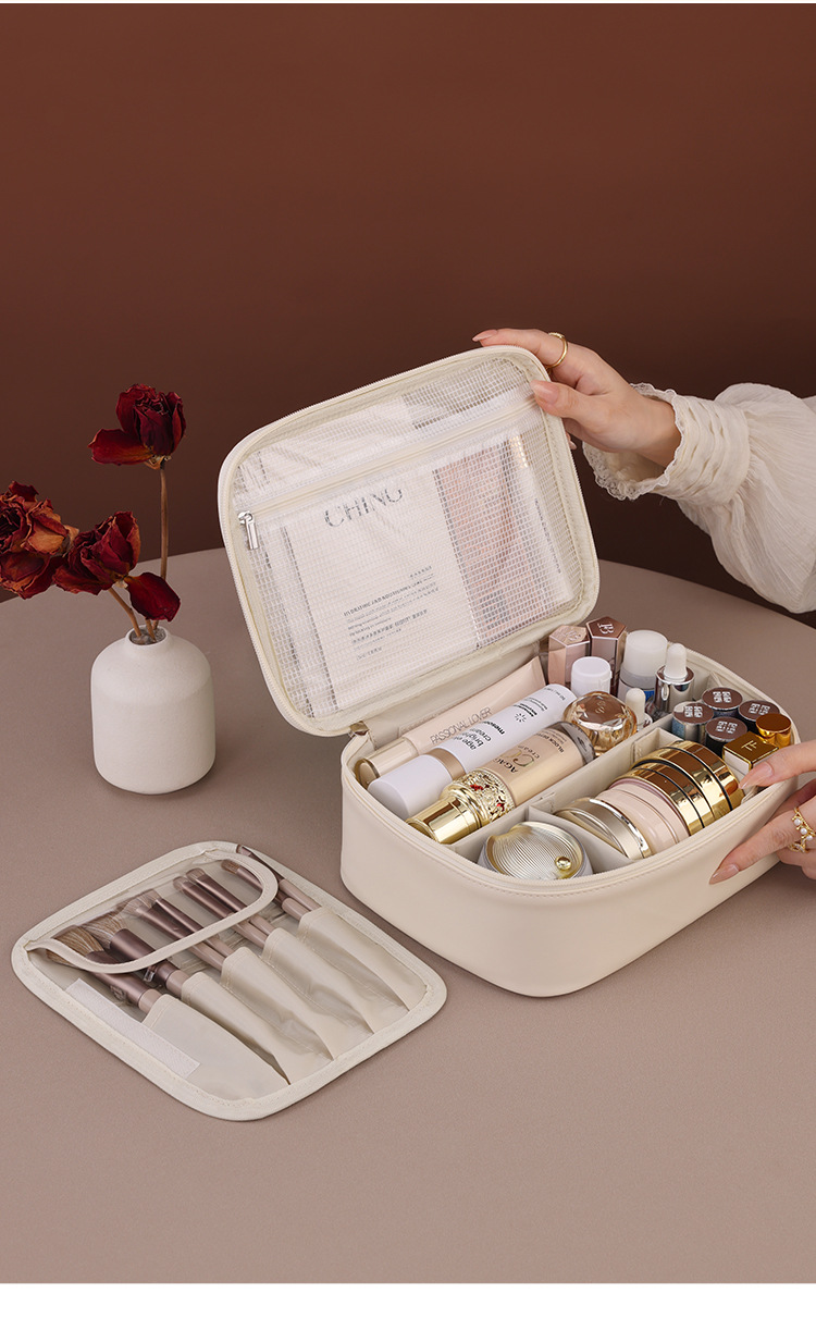 حقيبة مستحضرات التجميل النسائي - مراجعة Luxury Skincare Organizer وسعره