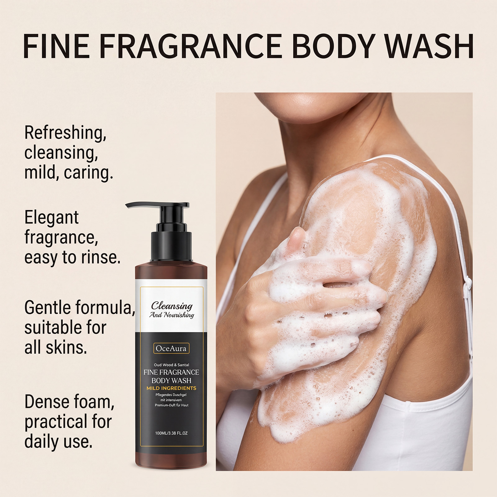 غسول جسم فاخر معطر ومرطب برائح - مراجعة Luxury Skincare Daily وسعره