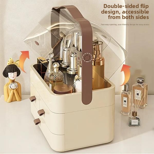 صندوق تخزين مستحضرات التجميل ا - مراجعة Luxury Skincare Organizer وسعره