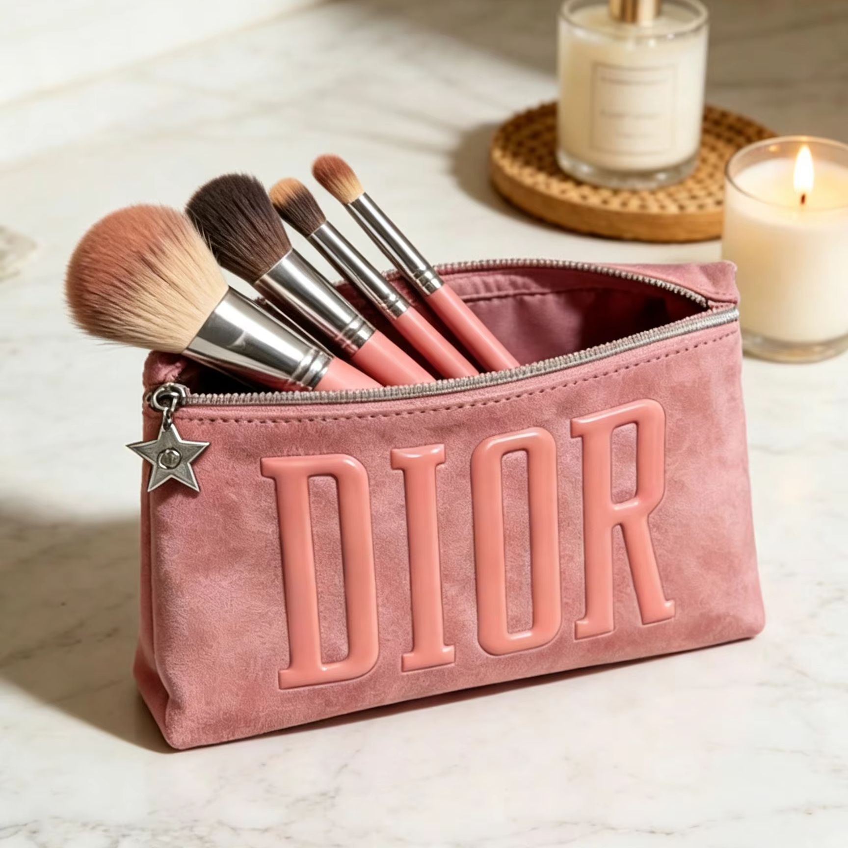 حقيبة ديور الفاخرة الوردية لتن - مراجعة Luxury Skincare Samples وسعره